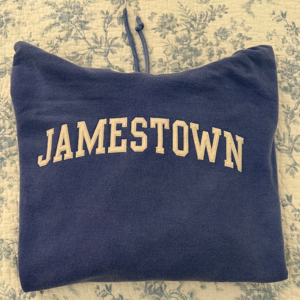 Jamestown, Rhode Island Denim Blue Hoodie